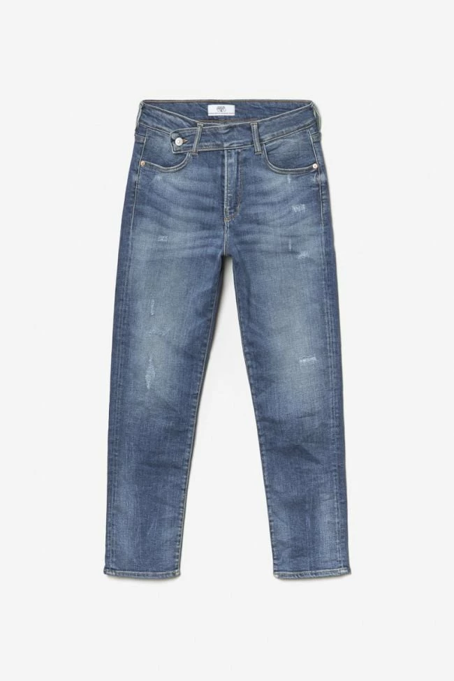 LE TEMPS DES CERISES Basic 400/17 Mom Taille Haute 7/8ème Jeans Destroy Bleu N°2 9 LE TEMPS DES CERISES Basic 400/17 Mom Taille Haute 7/8ème Jeans Destroy Bleu N°2 – Image 9