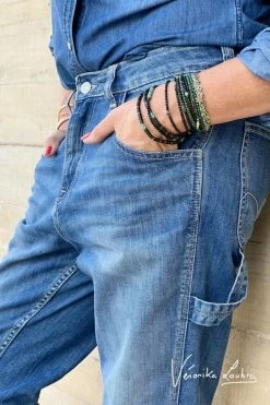 LE TEMPS DES CERISES Charpentier Boyfit By Véronika Loubry Jeans Bleu N°2 -Le Temps des Cerises Soldes Magasin 222 jfcharpew9118ve 3001 imaged2