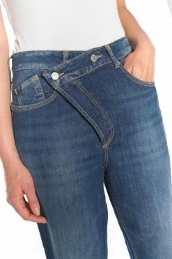LE TEMPS DES CERISES Cosy Boyfit 7/8ème Jeans Bleu N°2 -Le Temps des Cerises Soldes Magasin 222 jfcosy00w1409 3001 imaged2