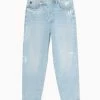 LE TEMPS DES CERISES Cosy Boyfit 7/8ème Jeans Destroy Bleu N°5
