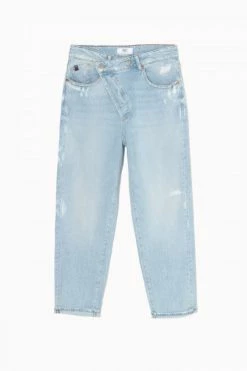 LE TEMPS DES CERISES Cosy Boyfit 7/8ème Jeans Destroy Bleu N°5