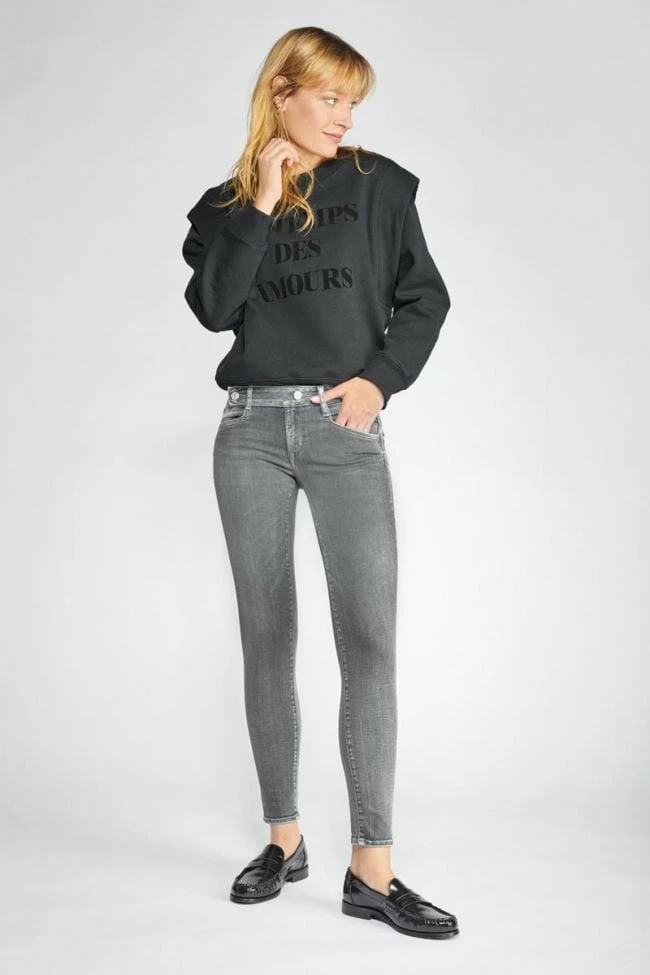 LE TEMPS DES CERISES Jarry Pulp Slim 7/8ème Jeans Gris N°3 6 LE TEMPS DES CERISES Jarry Pulp Slim 7/8ème Jeans Gris N°3 – Image 6