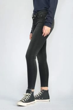 LE TEMPS DES CERISES Meteors Pulp Slim 7/8ème Jeans Noir N°1 -Le Temps des Cerises Soldes Magasin 222 jfmeteorw9112 0001 imaged5