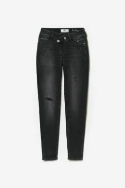 LE TEMPS DES CERISES Meteors Pulp Slim 7/8ème Jeans Noir N°1 -Le Temps des Cerises Soldes Magasin 222 jfmeteorw9112 0001 imaged8