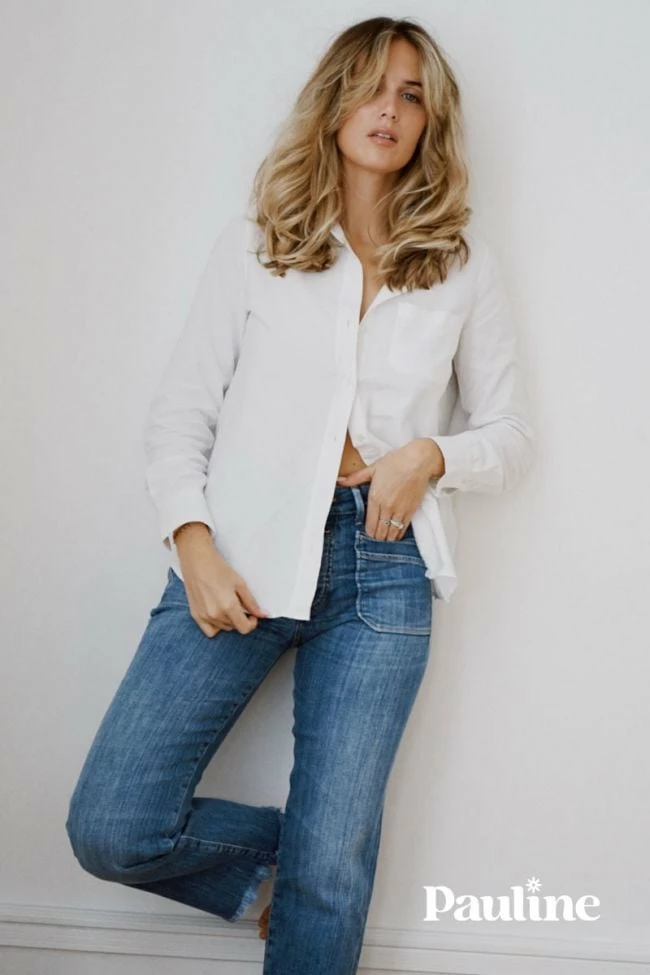 LE TEMPS DES CERISES COLLAB @PAULINETRRS Pablo Taille Haute 7/8ème Jeans Bleu N°4 5 LE TEMPS DES CERISES COLLAB @PAULINETRRS Pablo Taille Haute 7/8ème Jeans Bleu N°4 – Image 5