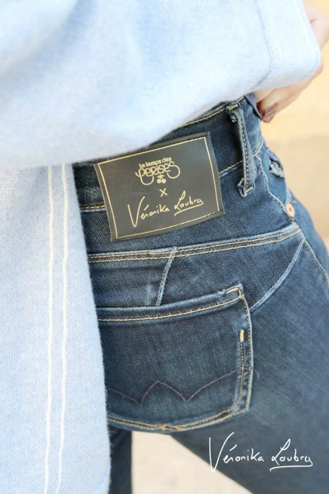 LE TEMPS DES CERISES Pulp Slim By Véronika Loubry Jeans Bleu N°1 3 LE TEMPS DES CERISES Pulp Slim By Véronika Loubry Jeans Bleu N°1 – Image 3