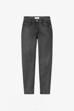 LE TEMPS DES CERISES Pulp Slim Taille Haute 7/8ème Jeans Enduit Noir N°0 -Le Temps des Cerises Soldes Magasin 222 jfpulphcwcuir 0001 imaged8