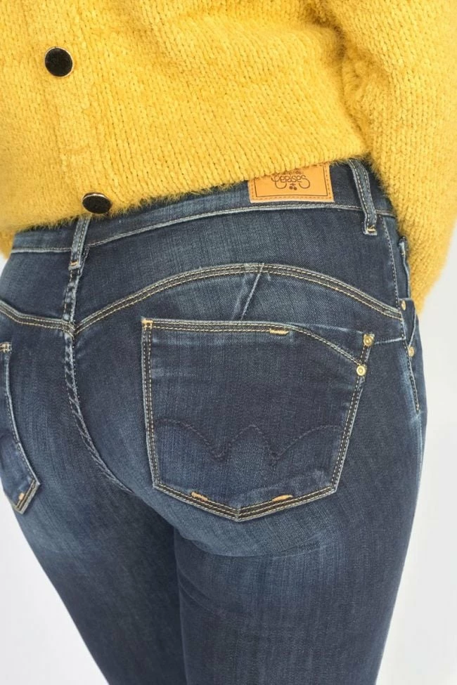 LE TEMPS DES CERISES Urselle Pulp Slim Jeans Vintage Bleu N°1 4 LE TEMPS DES CERISES Urselle Pulp Slim Jeans Vintage Bleu N°1 – Image 4