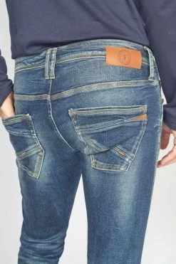 LE TEMPS DES CERISES Basic 700/11 Adjusted Jeans Vintage Bleu N°2 -Le Temps des Cerises Soldes Magasin 222 jh711basw4067 3001 imaged4