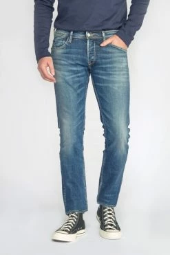 LE TEMPS DES CERISES Basic 700/11 Adjusted Jeans Vintage Bleu N°2 -Le Temps des Cerises Soldes Magasin 222 jh711basw4067 3001 imaged5