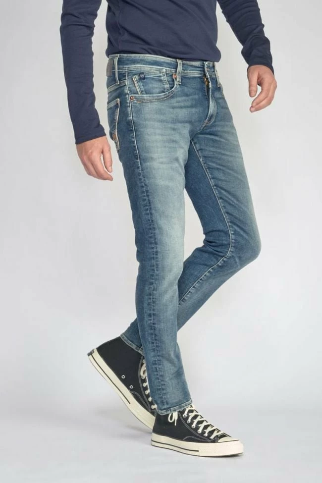 LE TEMPS DES CERISES Jogg 700/11 Adjusted Jeans Vintage Bleu N°4 4 LE TEMPS DES CERISES Jogg 700/11 Adjusted Jeans Vintage Bleu N°4 – Image 4