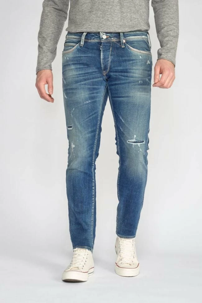 LE TEMPS DES CERISES Marvin 700/11 Adjusted Jeans Destroy Vintage Bleu N°2 8 LE TEMPS DES CERISES Marvin 700/11 Adjusted Jeans Destroy Vintage Bleu N°2 – Image 8