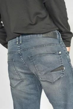 LE TEMPS DES CERISES Wall 700/11 Adjusted Jeans Gris N°2 -Le Temps des Cerises Soldes Magasin 222 jh711walw1371 3241 imaged4