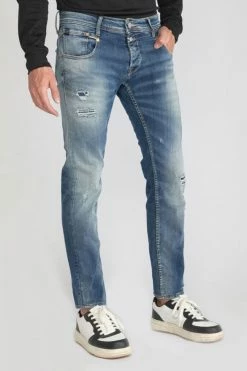 LE TEMPS DES CERISES Bellarys 800/12 Regular Jeans Destroy Vintage Bleu N°3 12 LE TEMPS DES CERISES Bellarys 800/12 Regular Jeans Destroy Vintage Bleu N°3 -Le Temps des Cerises Soldes Magasin 222 jh812belw6016 3001 imaged5