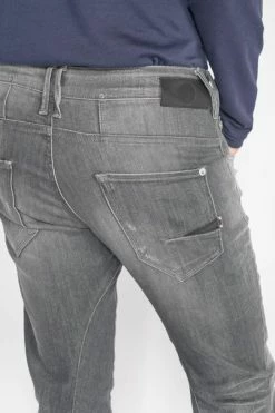 LE TEMPS DES CERISES Alost 900/3 Tapered Arqué Jeans Destroy Gris N°1 -Le Temps des Cerises Soldes Magasin 222 jh903galw6018 0003 imaged4