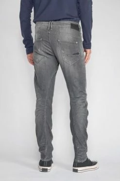 LE TEMPS DES CERISES Alost 900/3 Tapered Arqué Jeans Destroy Gris N°1 -Le Temps des Cerises Soldes Magasin 222 jh903galw6018 0003 imaged6
