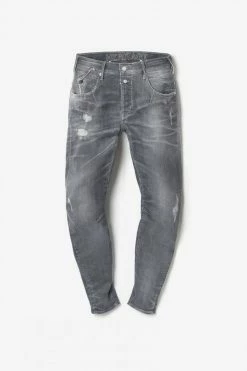 LE TEMPS DES CERISES Alost 900/3 Tapered Arqué Jeans Destroy Gris N°1 -Le Temps des Cerises Soldes Magasin 222 jh903galw6018 0003 imaged8