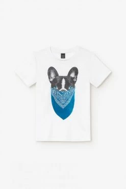 LE TEMPS DES CERISES T-shirt Ganbo Blanc Imprimé