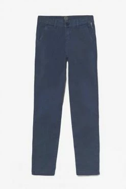 LE TEMPS DES CERISES Pantalon Chino Jasbo Bleu Nuit