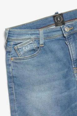 LE TEMPS DES CERISES Bermuda Jogg Lo Bleu Clair Délavé -Le Temps des Cerises Soldes Magasin 231 bjogglo0w5107 3001 imaged1