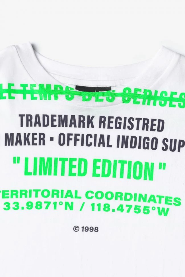 LE TEMPS DES CERISES T-shirt Mochibo Blanc Imprimé 2 LE TEMPS DES CERISES T-shirt Mochibo Blanc Imprimé – Image 2