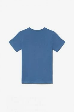 LE TEMPS DES CERISES T-shirt Olivbo Bleu Imprimé -Le Temps des Cerises Soldes Magasin 231 bolivbo000000mc 3399 imaged1