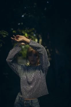 LE TEMPS DES CERISES Top Able Argenté