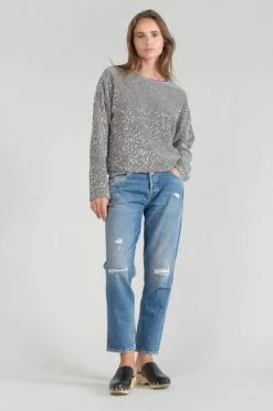 LE TEMPS DES CERISES Top Able Argenté -Le Temps des Cerises Soldes Magasin 231 fable00000000ml 1149 imaged5