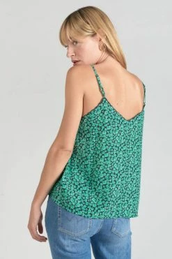 LE TEMPS DES CERISES Caraco Janna à Motif Vert -Le Temps des Cerises Soldes Magasin 231 fjanna000000000 3248 imaged4