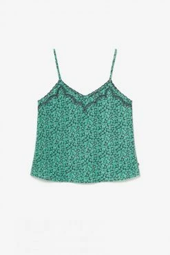 LE TEMPS DES CERISES Caraco Janna à Motif Vert -Le Temps des Cerises Soldes Magasin 231 fjanna000000000 3248 imaged8