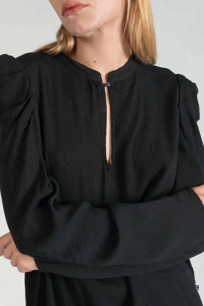 LE TEMPS DES CERISES Blouse Sterenn Noire 3 LE TEMPS DES CERISES Blouse Sterenn Noire – Image 3