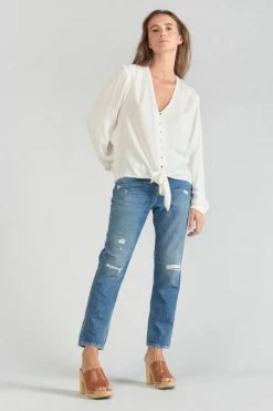 LE TEMPS DES CERISES Blouse Tala En Jacquard Crème 11 LE TEMPS DES CERISES Blouse Tala En Jacquard Crème -Le Temps des Cerises Soldes Magasin 231 ftala00000000ml 1132 imaged2