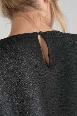 LE TEMPS DES CERISES Top Winslet Noir Irisé -Le Temps des Cerises Soldes Magasin 231 fwinslet00000mc 0001 imaged1