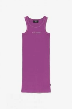 LE TEMPS DES CERISES Robe Anizagi Violette