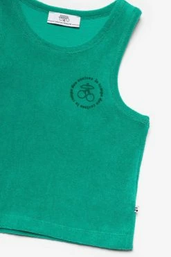 LE TEMPS DES CERISES Top Court Bialagi Vert Tropical -Le Temps des Cerises Soldes Magasin 231 gbialagi00000sm 3248 imaged2