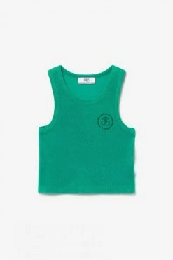 LE TEMPS DES CERISES Top Court Bialagi Vert Tropical -Le Temps des Cerises Soldes Magasin 231 gbialagi00000sm 3248 imaged4