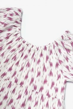 LE TEMPS DES CERISES Robe Kylagi à Motif Violet -Le Temps des Cerises Soldes Magasin 231 gkylagi000000mc 5100 imaged1