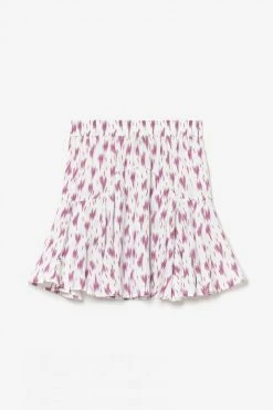 LE TEMPS DES CERISES Jupe Short Marligi à Motif Violet -Le Temps des Cerises Soldes Magasin 231 gmarligi0000000 5100 imaged2