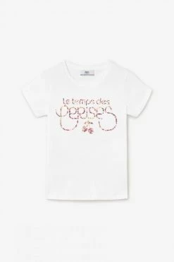 LE TEMPS DES CERISES T-shirt Wandagi Blanc Imprimé