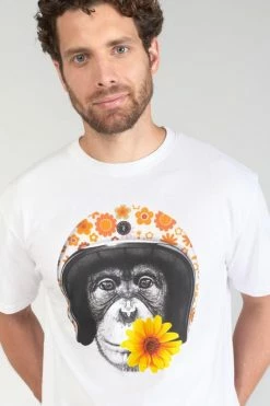 LE TEMPS DES CERISES T-shirt Andler Blanc Imprimé