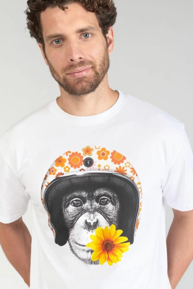 LE TEMPS DES CERISES T-shirt Andler Blanc Imprimé 1 LE TEMPS DES CERISES T-shirt Andler Blanc Imprimé