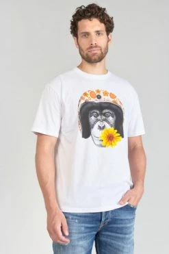 LE TEMPS DES CERISES T-shirt Andler Blanc Imprimé 10 LE TEMPS DES CERISES T-shirt Andler Blanc Imprimé -Le Temps des Cerises Soldes Magasin 231 handler000000mc 1001 imaged2