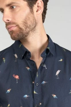 LE TEMPS DES CERISES Chemise Birdy à Motif Oiseaux -Le Temps des Cerises Soldes Magasin 231 hbirdy0000000ml 3223 imaged2