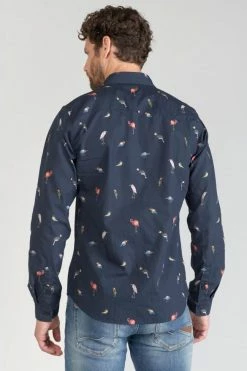 LE TEMPS DES CERISES Chemise Birdy à Motif Oiseaux -Le Temps des Cerises Soldes Magasin 231 hbirdy0000000ml 3223 imaged3