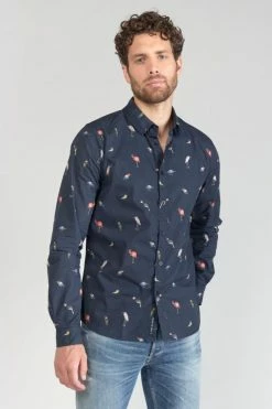 LE TEMPS DES CERISES Chemise Birdy à Motif Oiseaux -Le Temps des Cerises Soldes Magasin 231 hbirdy0000000ml 3223 imaged6