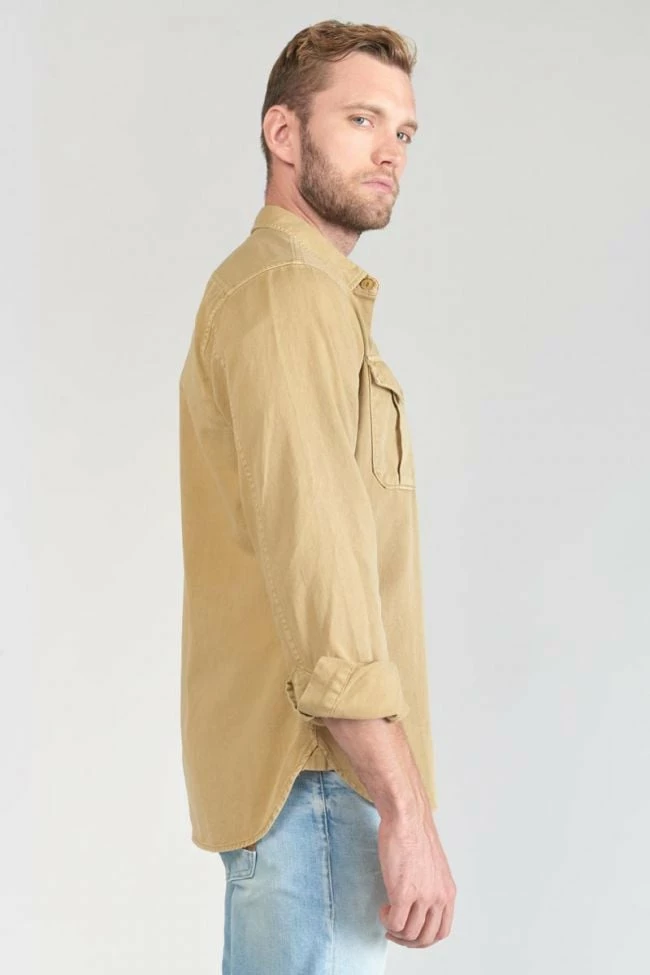 LE TEMPS DES CERISES Surchemise Carel Beige Sable 5 LE TEMPS DES CERISES Surchemise Carel Beige Sable – Image 5