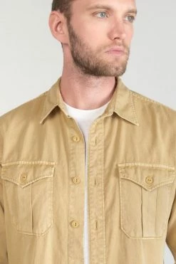 LE TEMPS DES CERISES Surchemise Carel Beige Sable 14 LE TEMPS DES CERISES Surchemise Carel Beige Sable -Le Temps des Cerises Soldes Magasin 231 hcarel0000000ml 2076 imaged4