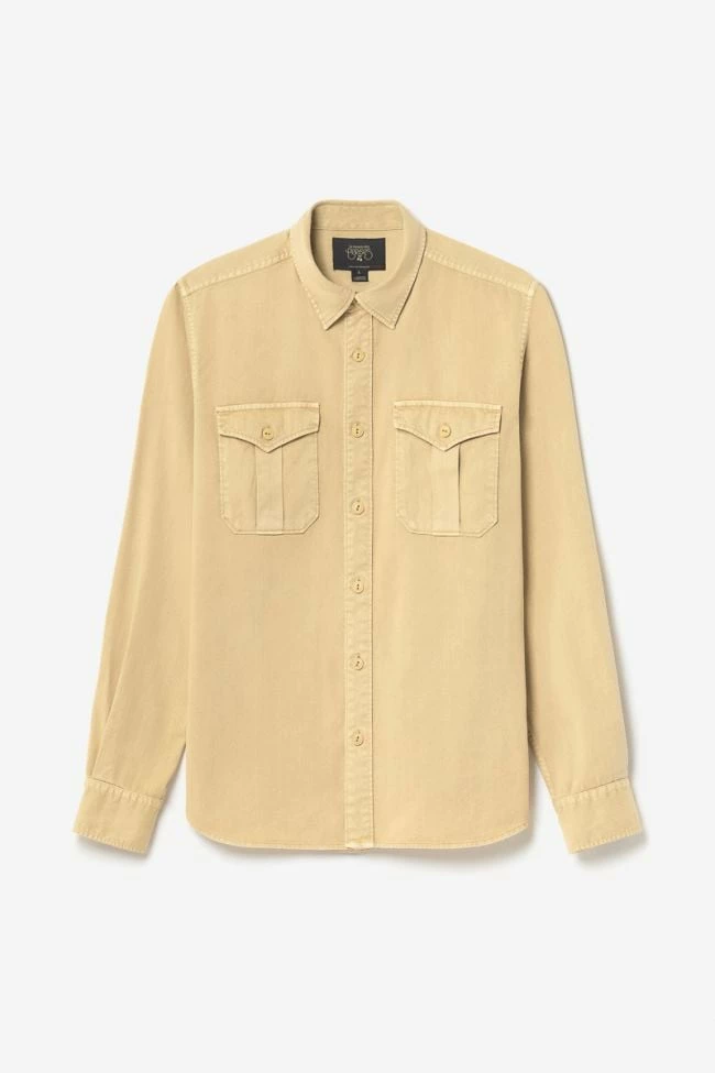 LE TEMPS DES CERISES Surchemise Carel Beige Sable 9 LE TEMPS DES CERISES Surchemise Carel Beige Sable – Image 9