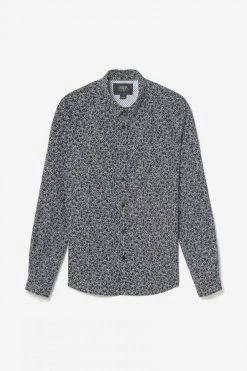 LE TEMPS DES CERISES Chemise Fibor à Motif Fleuri Noir Et Blanc -Le Temps des Cerises Soldes Magasin 231 hfibor0000000ml 3223 imaged8