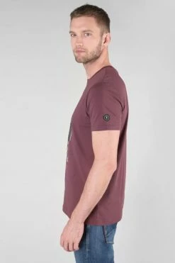 LE TEMPS DES CERISES T-shirt Gregor Lie De Vin Imprimé -Le Temps des Cerises Soldes Magasin 231 hgregor000000mc 4033 imaged1
